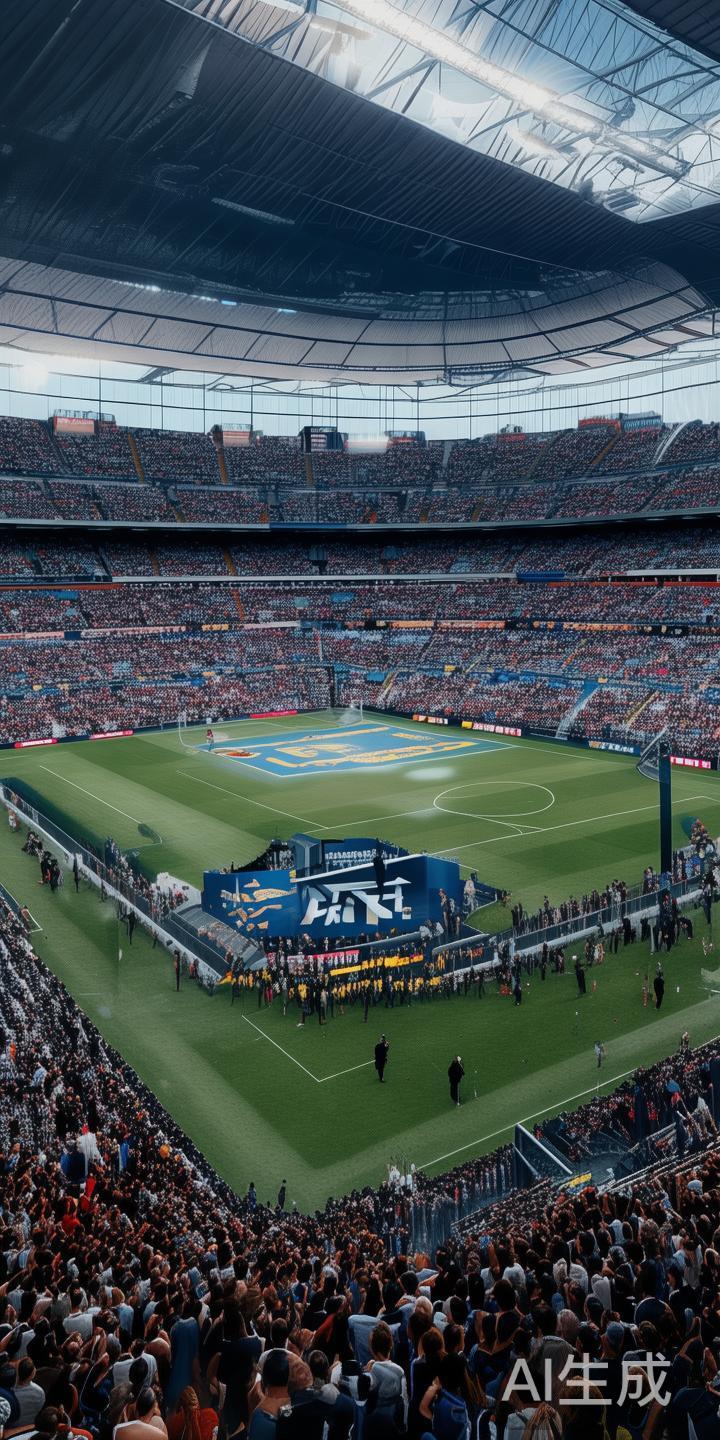 首先，亚新体育通过在皇马的比赛中展示品牌标识、广告